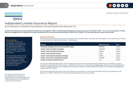 Emissions data extracted from page 43