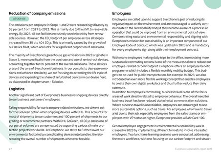 Emissions data extracted from page 22