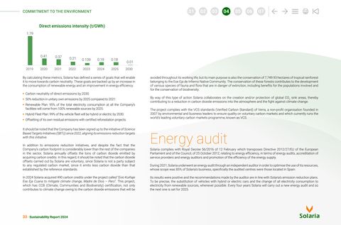 Emissions data extracted from page 33