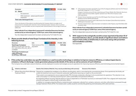 Emissions data extracted from page 174