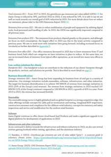Emissions data extracted from page 12
