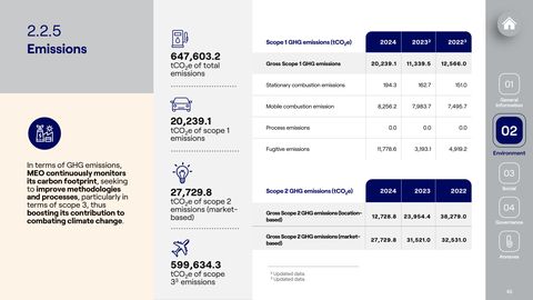Emissions data extracted from page 46