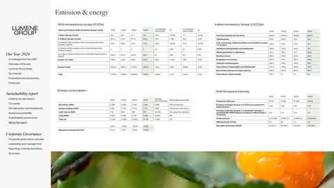 Emissions data extracted from page 84