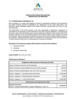 Emissions data extracted from page 1