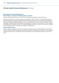 Emissions data extracted from page 112