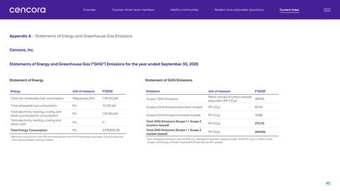 Emissions data extracted from page 95