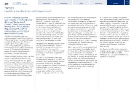 Emissions data extracted from page 58