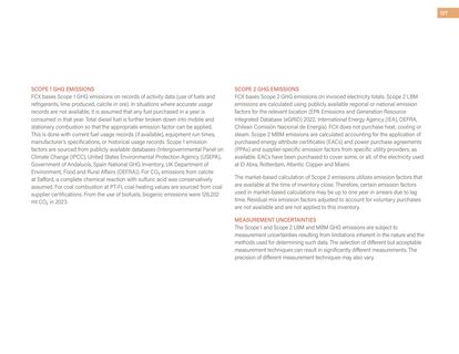 Emissions data extracted from page 127