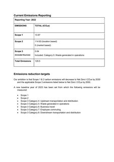 Emissions data extracted from page 3