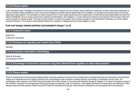 Emissions data extracted from page 169
