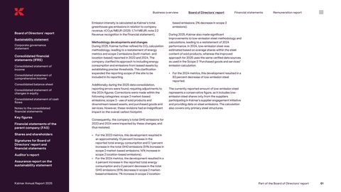 Emissions data extracted from page 61