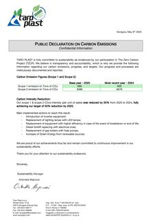 Emissions data extracted from page 1