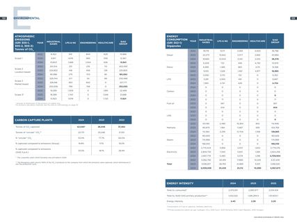 Emissions data extracted from page 71