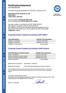 Emissions data extracted from page 1