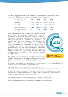 Emissions data extracted from page 61