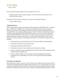 Emissions data extracted from page 2