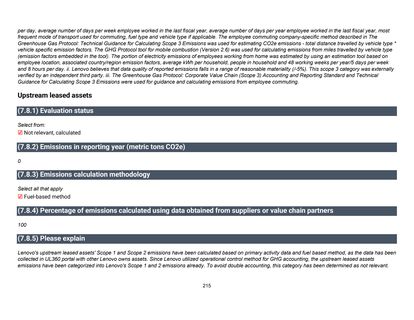 Emissions data extracted from page 216