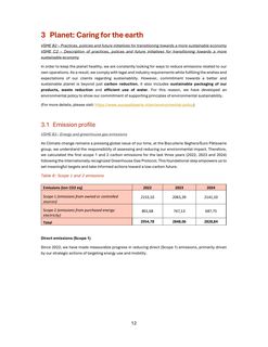 Emissions data extracted from page 13