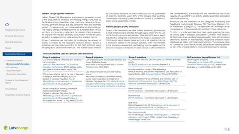 Emissions data extracted from page 118