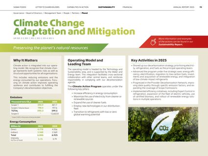 Emissions data extracted from page 70