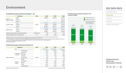 Emissions data extracted from page 11