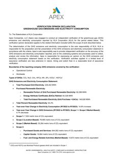 Emissions data extracted from page 85