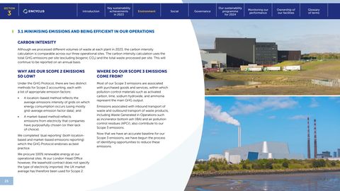 Emissions data extracted from page 23