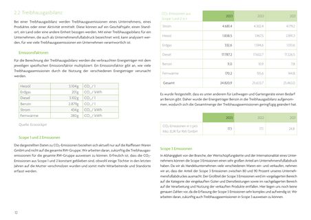Emissions data extracted from page 12