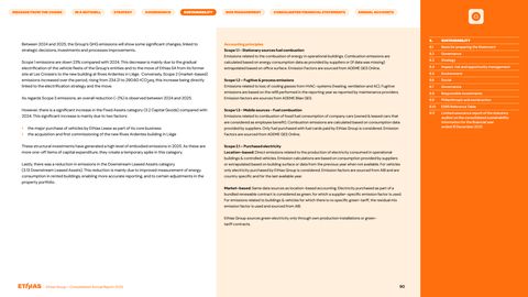 Emissions data extracted from page 90