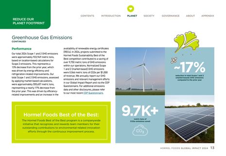 Emissions data extracted from page 13