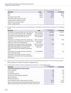 Emissions data extracted from page 309
