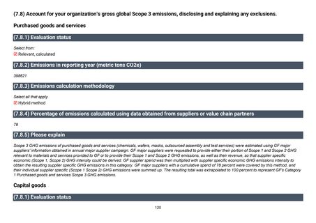 Emissions data extracted from page 121