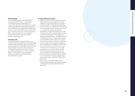 Emissions data extracted from page 23